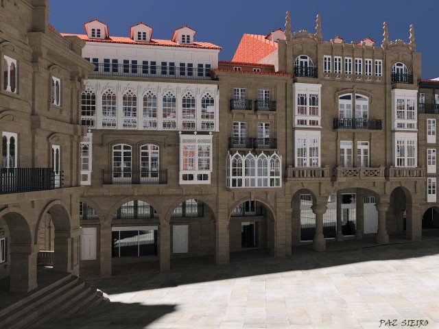 Medieval Plaza - Urbe Auriense (Ourense-Galicia) by Carlos Sieiro